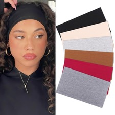 6 Pcs Wide Headbands for Women Extra Large Turban Stretch Fashion Headband Boho
