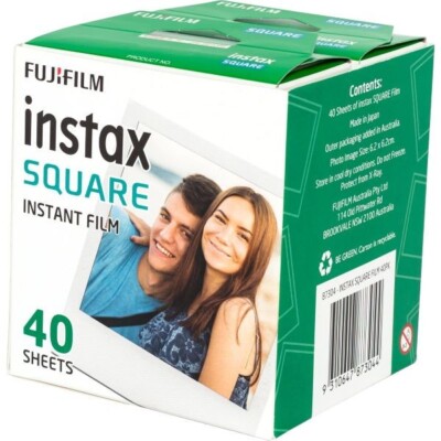 FUJI INSTAX SQUARE WW 2 SOFORTBILDFILM für 40 Bilder! MDH 01/2027 SONDERPREIS !!