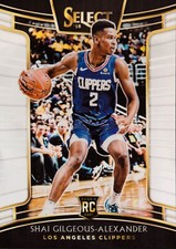 2018-19 Panini Select Basketball Concourse #7: Shai Gilgeous-Alexander Panini