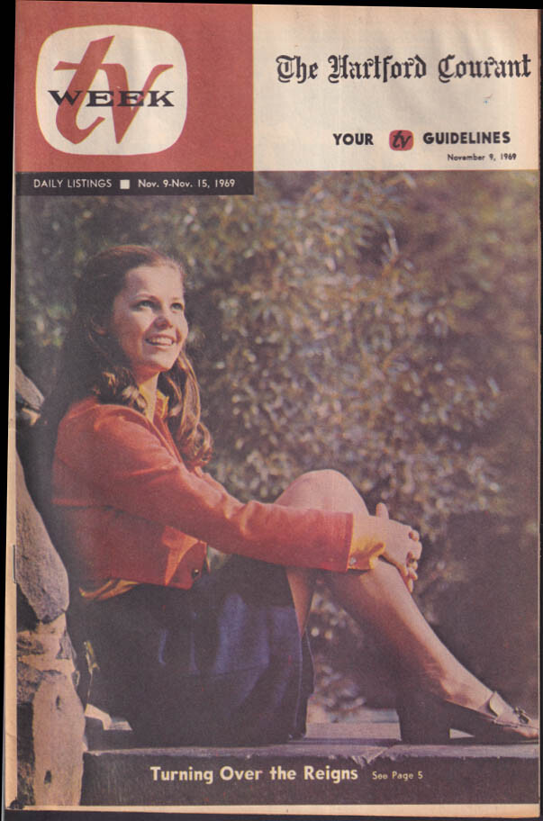 Hartford Courant TV WEEK 11/9 1969 Miss Teenage America Melissa Babish