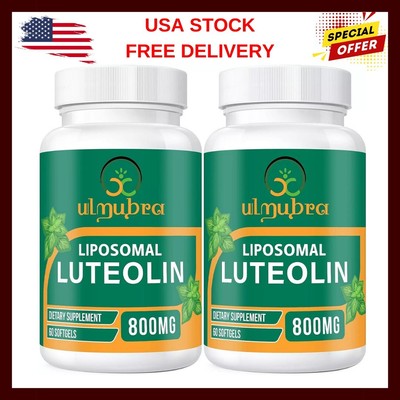 800MG Liposomal Luteolin Supplement - Maximum Absorption, Premium Antioxidant Su