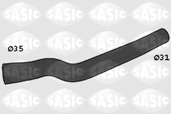Durite radiateur droit Peugeot 104 anti surchauffe pour moteur 1.1 1.4