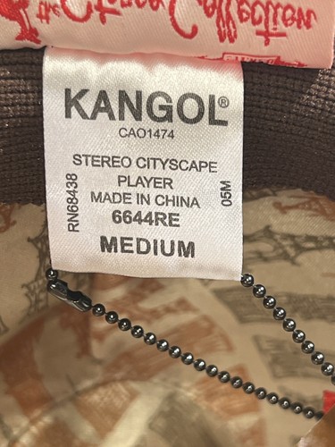 RARE Kangol Stereo London Big Ben Paris DJ Player Trilby Wool Hat Fedora M NEW - Picture 8 of 9