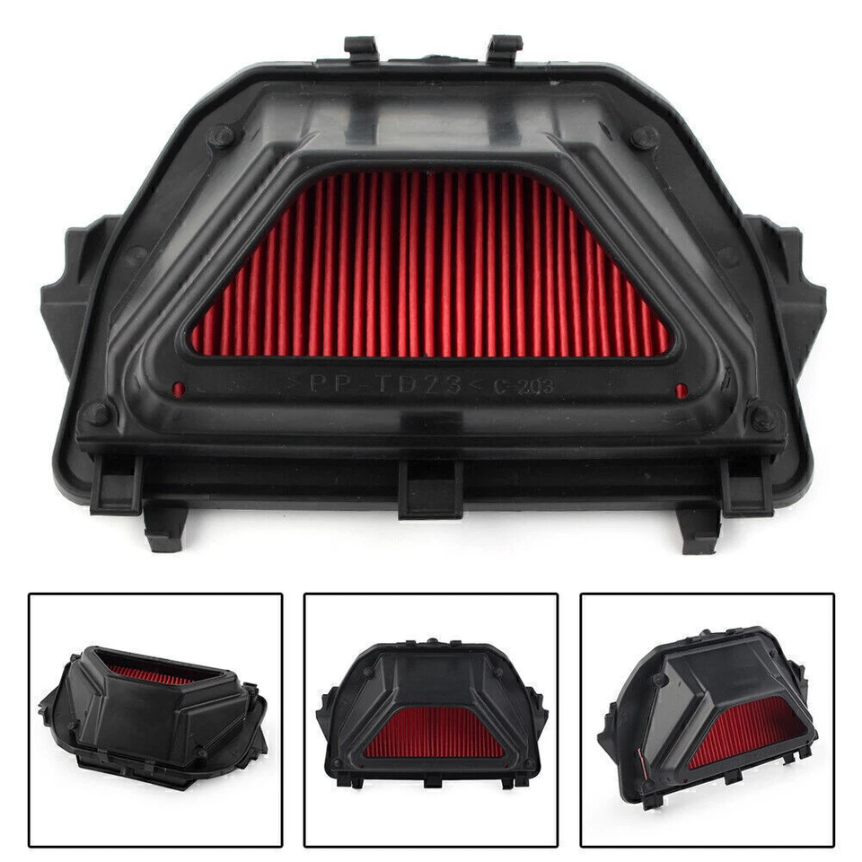 High Flow Air Filter Intake Cleaner Parts Kit for Yamaha YZF R6 YZF-R6 2008 2009 - Imagem 2 de 4
