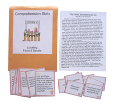 Educational Literacy Center Game Comprehension Skills Locating Facts  Details