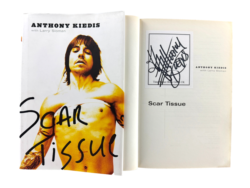 Anthony Kiedis Red Hot Chili Peppers Signed Autograph Scar Tissue