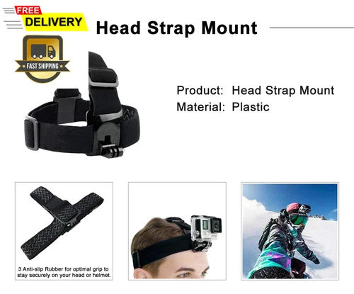 Kit de accesorios de montaje para GoPro Hero 11 10 9 8 7 6 sesión SJCAM/Xiaomi yi EKEN - Imagen 9 de 15