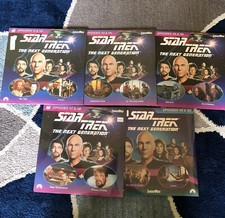 Star Trek: The Next Generation Laserdisc Episode 41-50 Lot of 5 Laserdiscs