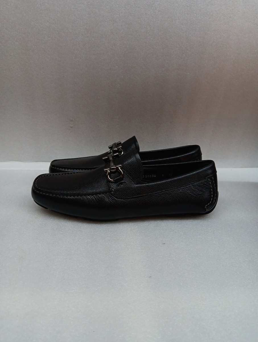 Salvatore Ferragamo Ferr Calf, Black, Sz 7 | eBay