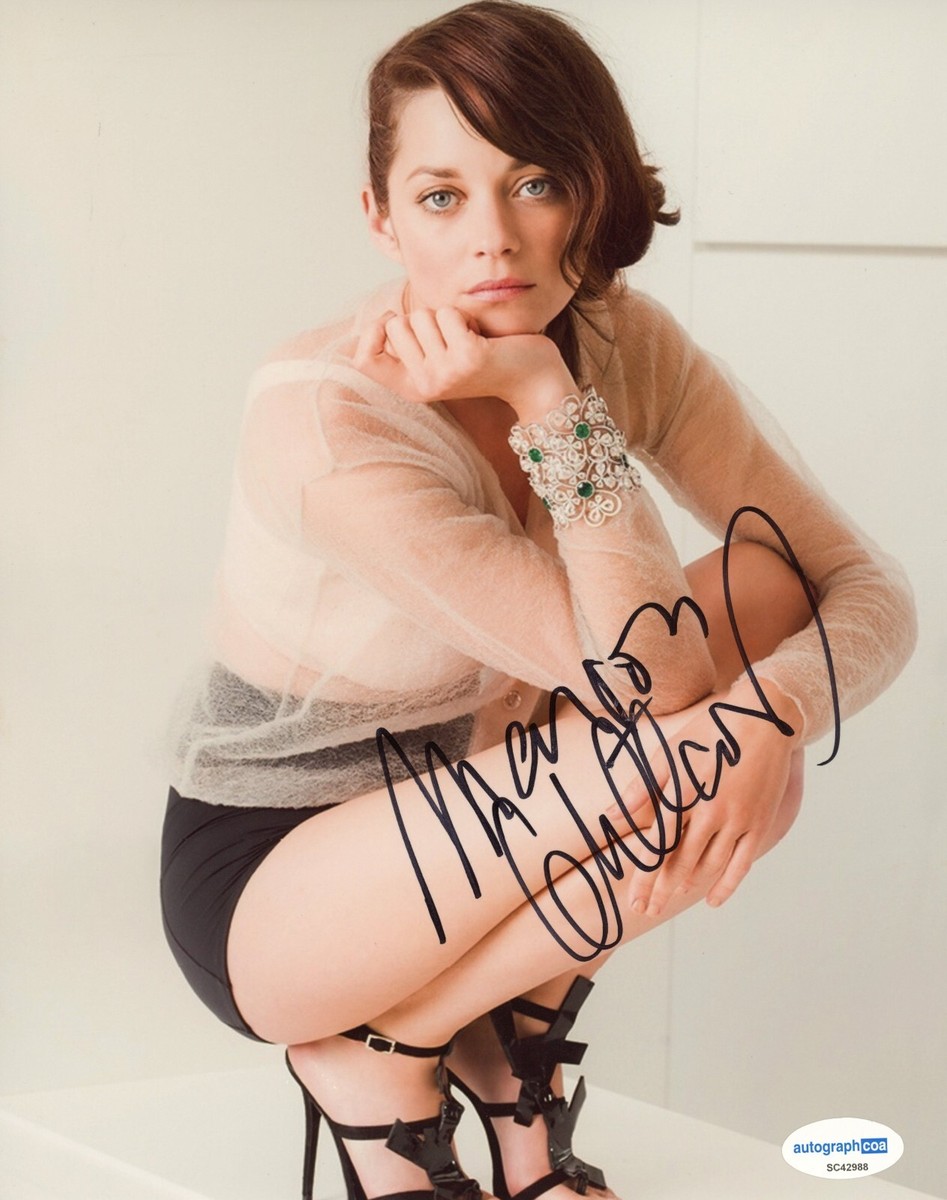 Marion Cotillard Sexy Autographed Signed 8x10 Photo ACOA | eBay