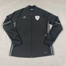 Adidas Womens Climacool Track Jacket Black Full Zip Long Sleeve Celtic NYSA M