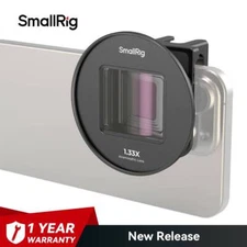 SmallRig 1.33X Anamorphic Lens for iPhone 15/14/13/12 for Samsung S21/S22
