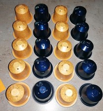 20 leere ALU Kaffee Kapseln Nespresso Kazaar & Istanbul Basteln Schmuck Kette
