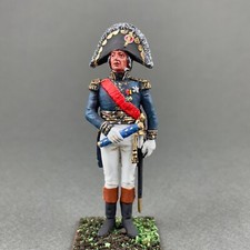 Painted Napoleonic tin figure 60 mm, French Marshal Bon-Adrien Jeannot de Moncey