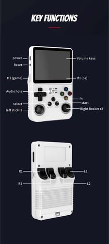 R36S Retro Handheld Video Game Console 3.5 Inch IPS 64GB New | 15000+ Games - Picture 7 of 14