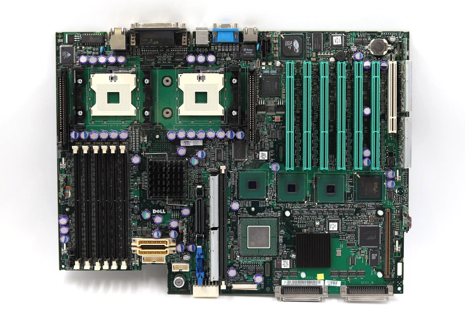 Dell PowerEdge 2600 DDR Dual Socket mPGA604 Server Motherboard Dell P/N: 0F0364 - Image 3 of 4