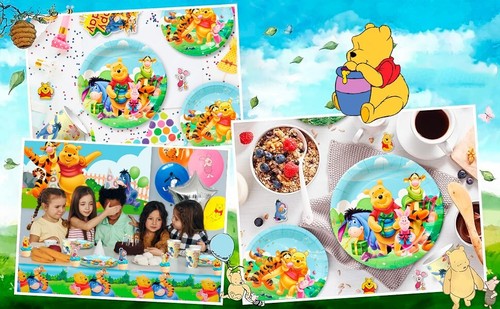 Winnie the Pooh Birthday Party Supplies, Decorations and Party Tableware Sets - Picture 8 of 10