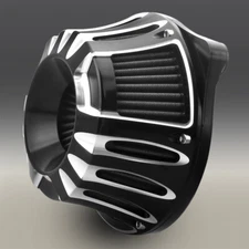 Hollow Cut Air Cleaner Filter For Harley Softail Slim Fatboy Heritage 00-15 