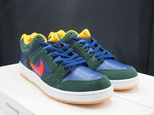 nike sb air force ii low midnight green