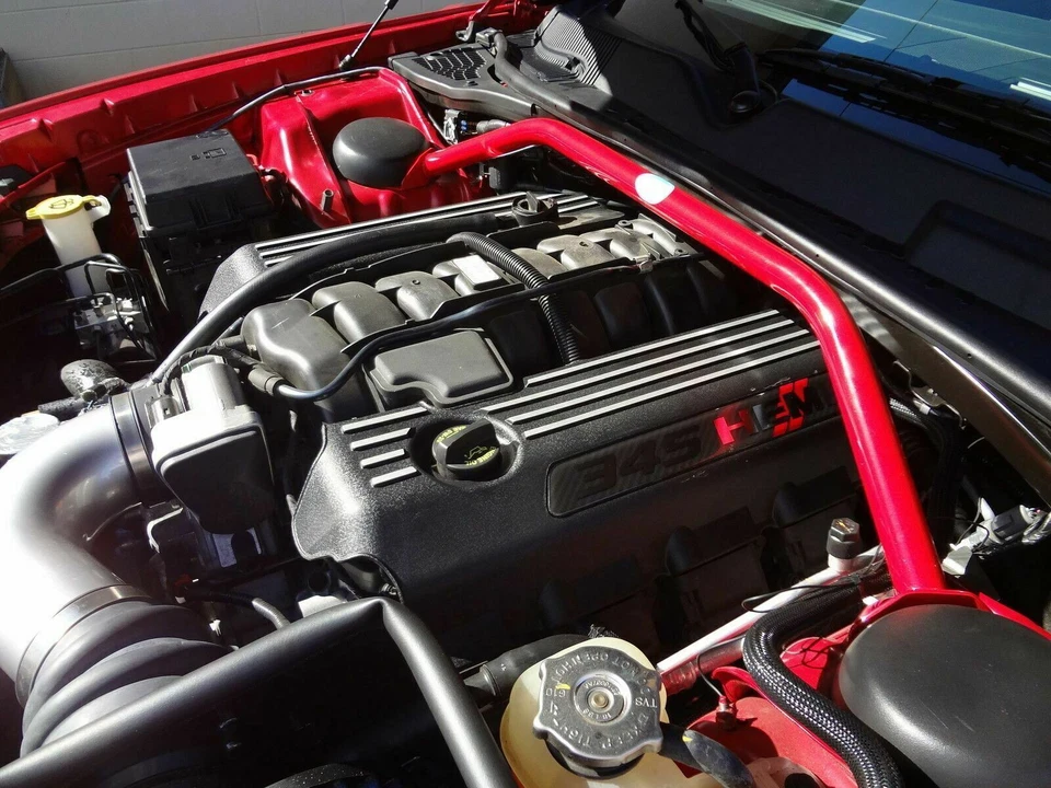 Válvula de cubierta del motor Dodge Challenger Charger Durango 5,7 L 345 Hemi 2 piezas roja Foto 3 de 3