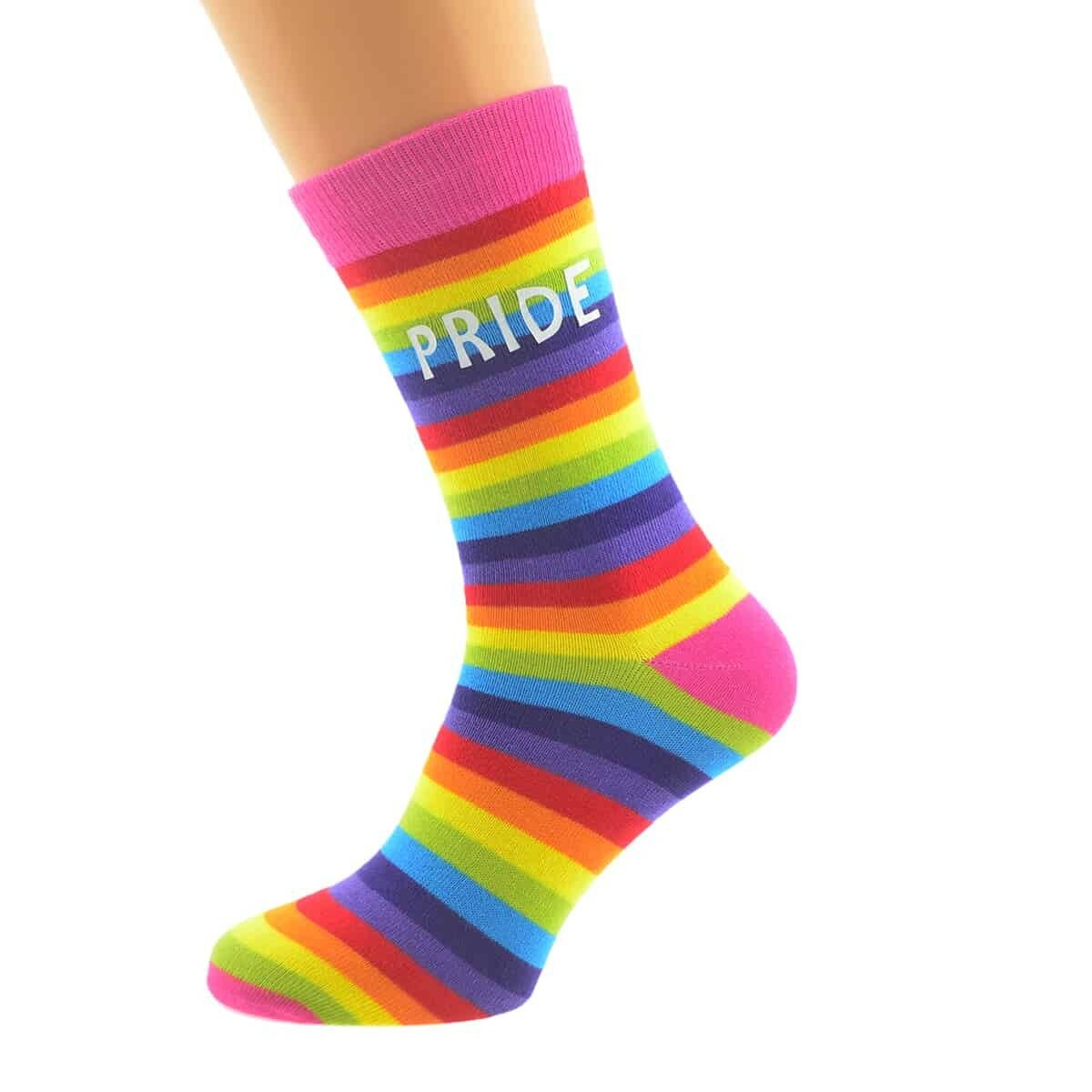 Regenbogen Schminkstift Classy Rainbow-Socken (Sneaker Long