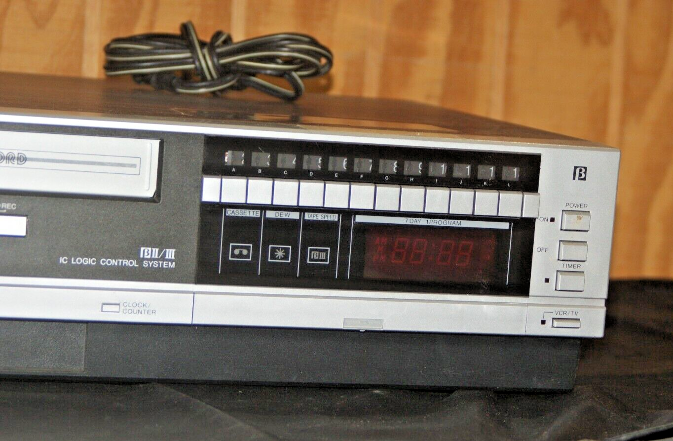VINTAGE SANYO Beta Betamax Betacord Video Cassette Recorder VCR 4500 eBay