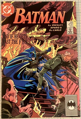 Batman #432 High Grade NM Mark D. Bright Cover 1989 DC Comics