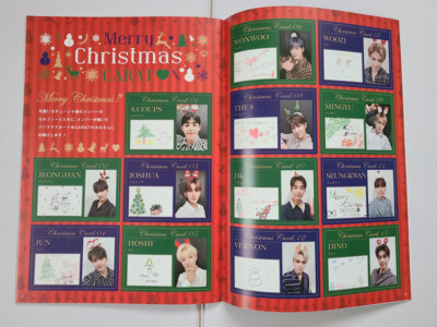 SEVENTEEN CARAT MAGAZINE vol.7 Japan fanclub kpop fc Christmas