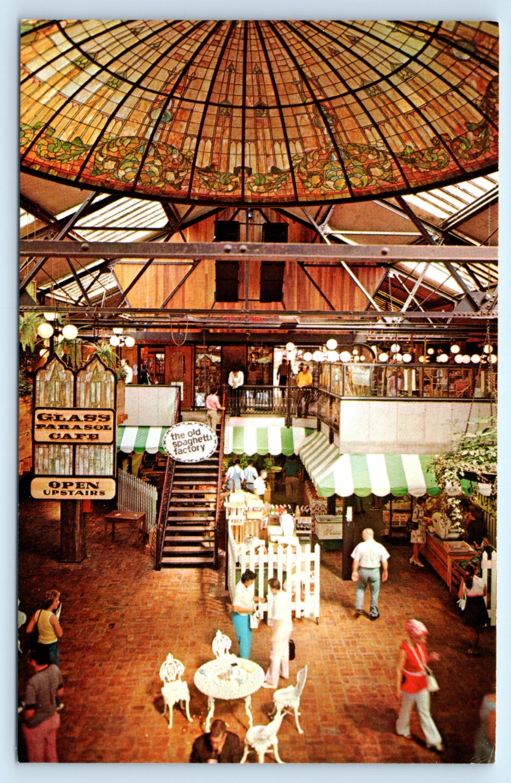 POSTCARD Open Market Trolley Square Salt Lake City Utah Overhead Dome | eBay
