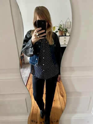 Upcycled Denim Jacket By Gap- Size S