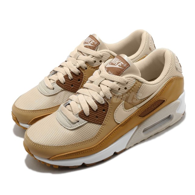 Nike Wmns Air Max 90 Caramel Oatmeal Beige White Women Casual Shoes CZ3950-101 | eBay