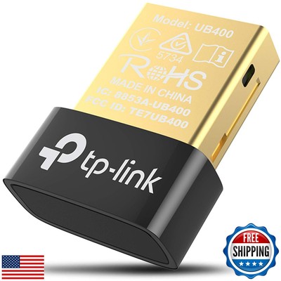 TP-Link USB Bluetooth Adapter for PC, Bluetooth 4.0 Dongle Receiver, Plug and