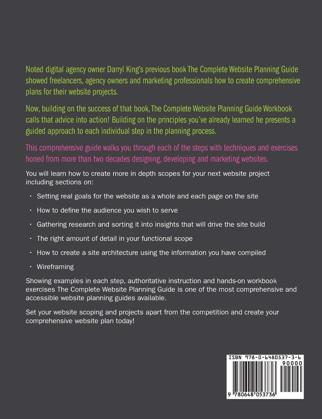 Thumbnail - Darryl King The Complete Website Planning Guide Workbook (gebundene