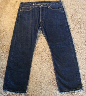 Levis 505 Regular Fit Jeans Medium Blue Stonewash Size 40 x 30 | eBay