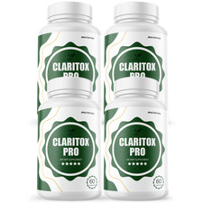 Claritox Pro - Dietary Supplement 60 Capsules 4 Pack 