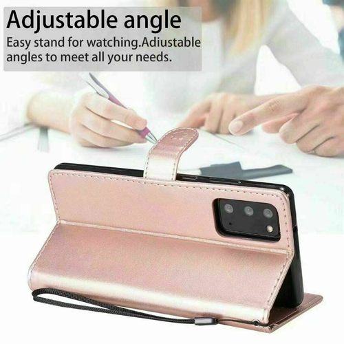 Leather Cat Bee Card Wallet Flip Phone Case For Samsung A51 A71 A50 A20E A21 A11 - 第 35/37 張圖片