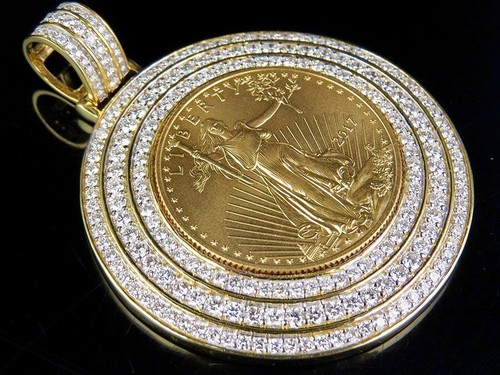 22K Yellow Gold Coin Lady Liberty 1/2 