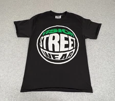 Vision Street Wear Mens Medium Black Casual Y2K Vintage Skater Grunge Tee