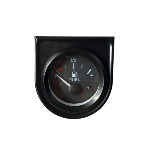 2" Universal Fuel Level Gauge E-1/2-F Pointer 52mm Fuel Tank Meter LED 12V - Picture 3 of 12