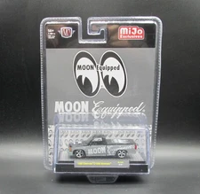 M2 Machines 1990 Chevrolet C1500 Silverado, Moon Equipped, Gray Black, Mooneyes