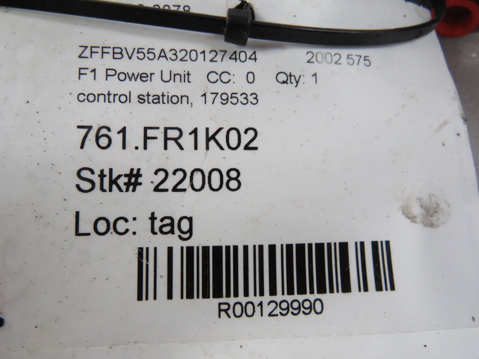Ferrari 360, F430, 575, Enzo, F1 Hydraulic Power Unit, Used, P/N 179533