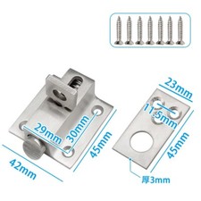 Spring Loaded Latch Pin, 1Pcs 304 Stainless Steel Square Tip of Pin Downward