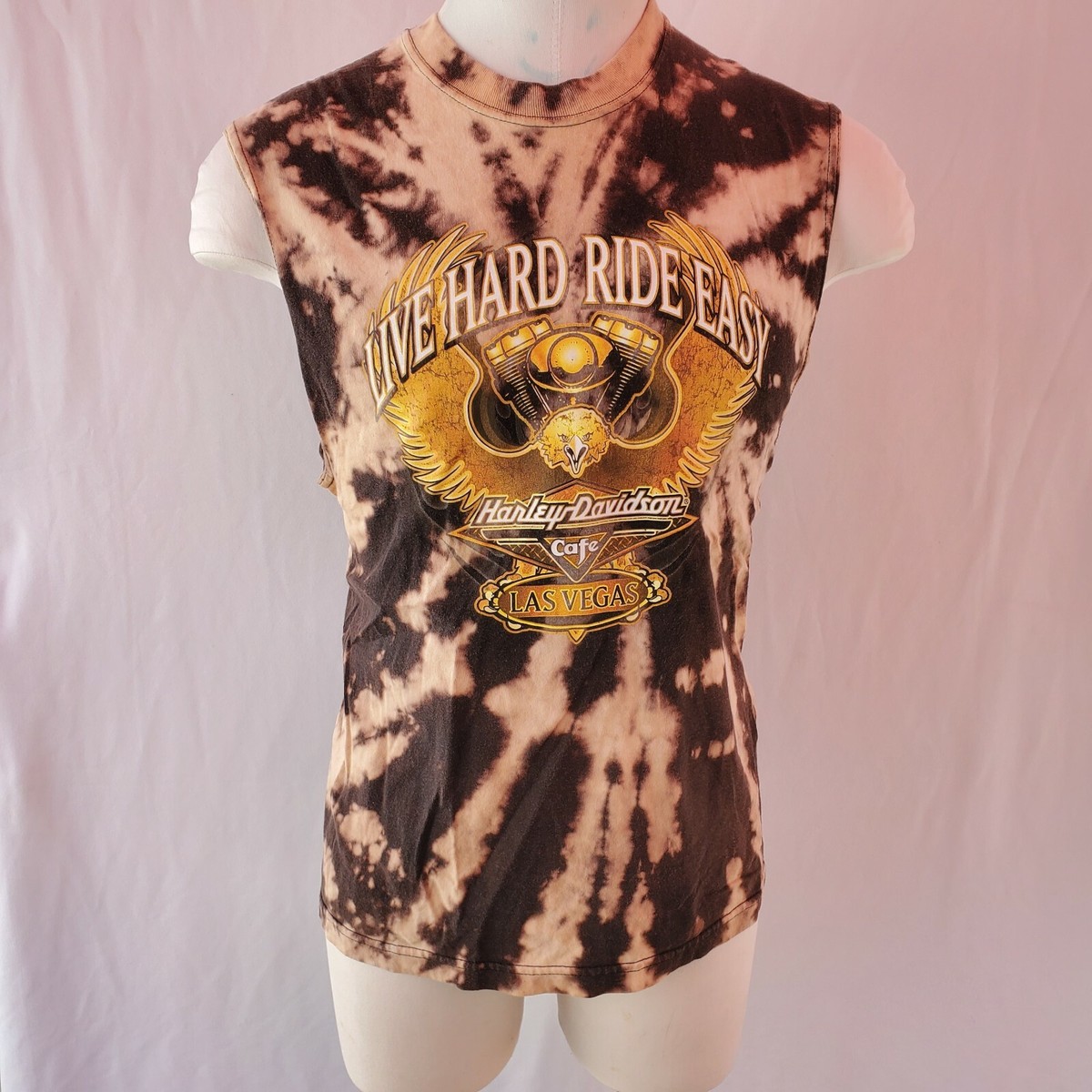 HARLEY-DAVIDSON スリーブレスTシャツ LAS VEGAS Vintage harley Davidson Shirt Sleeveless Sz X Large Las