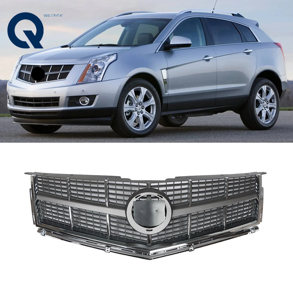 Fit For 2010 2012 Cadillac SRX Front Bumper Upper Grille Mesh Trim