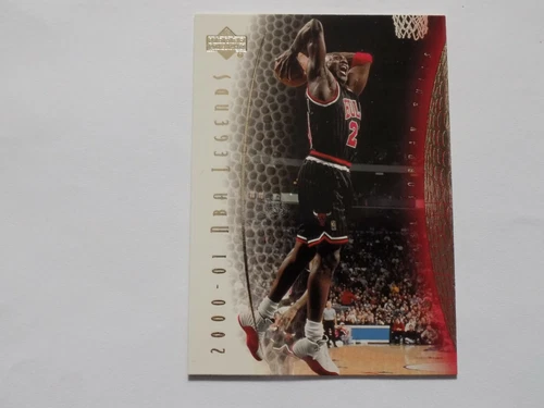 2000-01 Upper Deck NBA Legends Card #1 Michael Jordan Bulls HOF