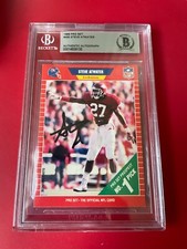 Steve Atwater HOF Broncos 1989 Pro Set NFL Card Signed Auto Beckett BAS