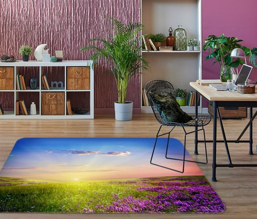 3D Lavendel Wiese NAM649 Spiel Teppich Mat Elegant Foto Teppich Fay - Bild 2 von 5