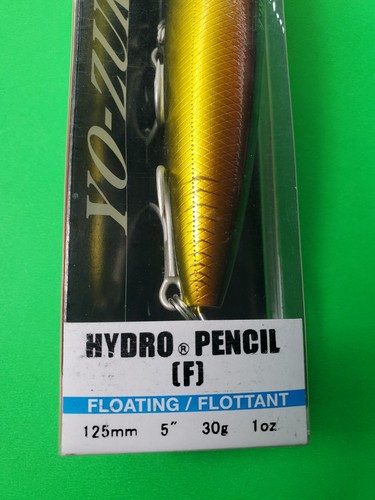 Yo-Zuri Fishing Lure R1153AJ Hydro Pencil Rattle Topwater Lure 5" 1 oz Bronze - Picture 2 of 3