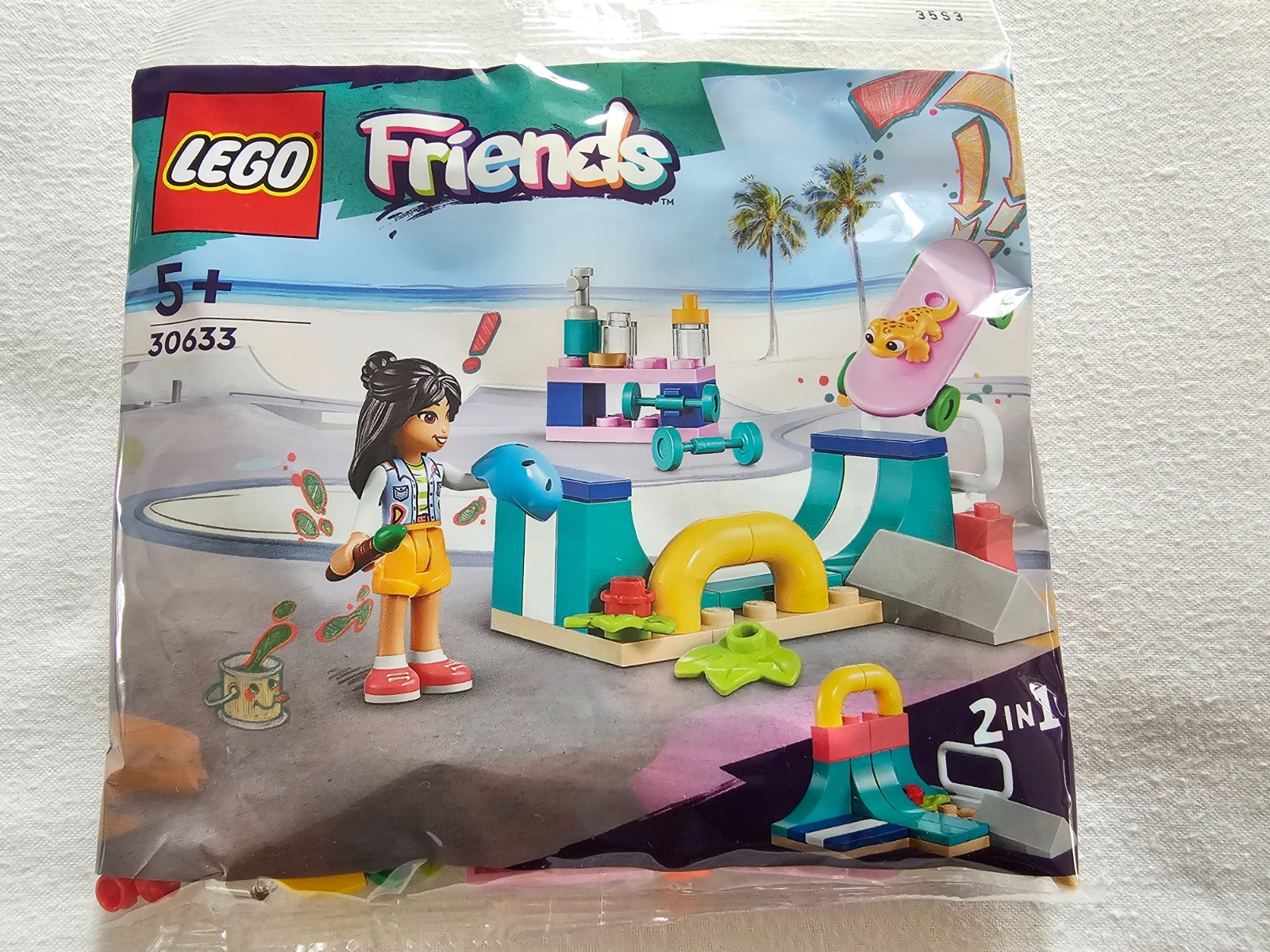 Lego Promo Polybag Friends 30633 Skateboard-Rampe 2 in 1 Figur Tier NEU NEW RAR - Bild 7