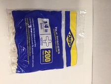 NIP Sealed 200 Count 1/4  QEP Tile Spacers